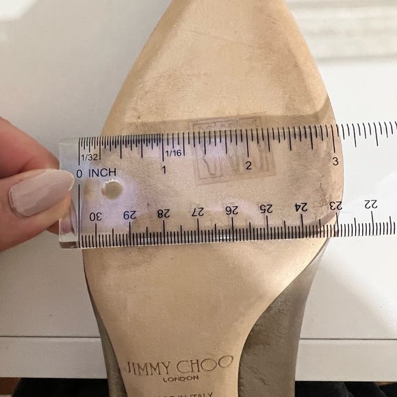 Jimmy Choo Allure Kitten Heel Taupe - Picture 11 of 11